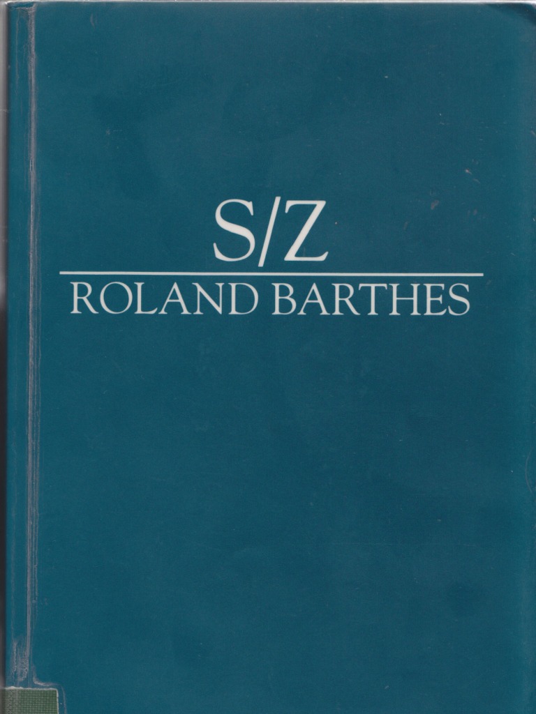 S/Z by Roland Barthes | PDF | Discourse | Truth