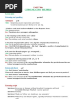 Download Unit Plan - 1AS  Unit 2 - Listening and Speaking  Reading by Khadidja Belaskri SN119848612 doc pdf