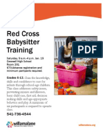 Red Cross Babysitter Training