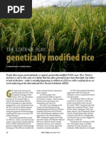 RT Vol. 12, No. 1 The State of Play: Genetically Modified Rice