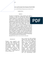 Analisis Kinerja Kontraktor Yang Menerapkan Sistem Manajemen Mutu ISO-9000