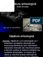 Sapatura Arheologica