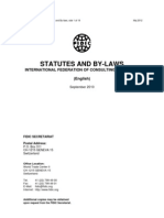Fidic Statutes and By-Laws