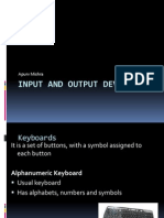 Input and Output devices-ICT Presentation