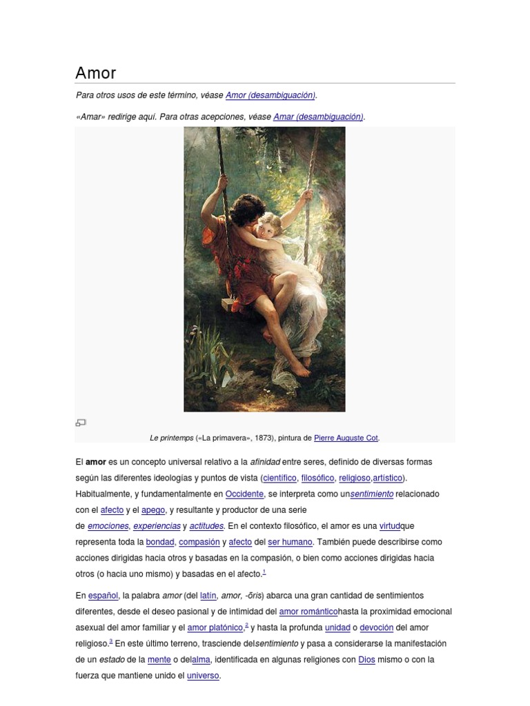 Que Es El Amor | PDF