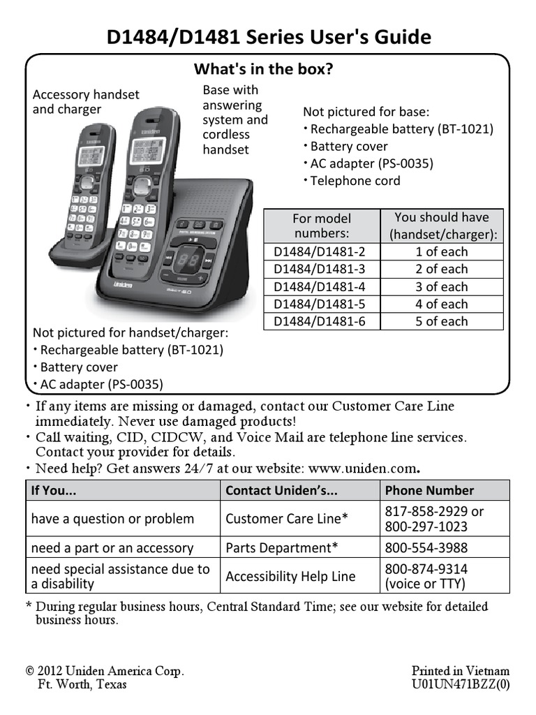 At&t Cordless Phones Manual