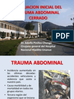 Evaluacion Inicial Del Trauma Abdominal Cerrado Final