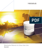 Catalog_Metallization Materials for Si Solar Cells