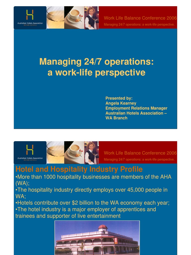 Managing 24/7 Operations: A Work-Life Perspective | PDF