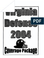 2004 University of Virginia Defensive Coverage Packages