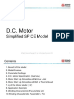 Simplified DC Motor LTspice