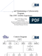 Establishing and Maintaining A Cybersecurity Program: The GWU EMSE Experience