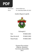 Download Tugas 3 Analisis Regresi Logistik by FridRachman SN119898143 doc pdf
