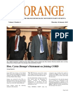 The Orange Newsletter Volume 2 Number 2. 10 January 2013