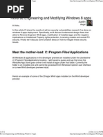 Download Reverse Engineering and Modifying Windows 8 apps by Amaan Khan SN119898688 doc pdf