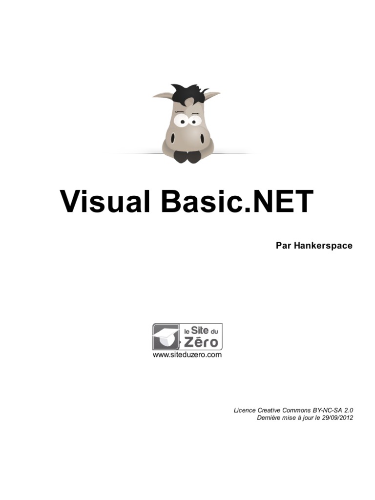 Apprenez À Programmer en Visual Basic | PDF | De base | Domaines de l ...