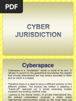 Jurisdiction Aspects in Cyber Space