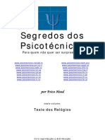 Teste Psicotécnico de Relogios