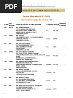 CSE Candidates' Information Central - 2010