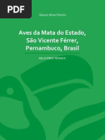 Aves da Mata do Estado,sao fr, pernambuco