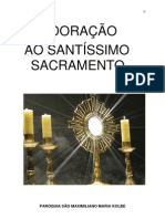 Adoração ao santissimo sacramentro