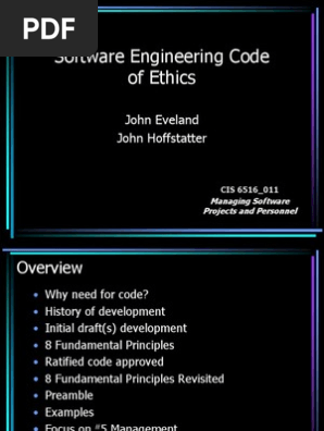 Talk Software Ethics Engineer Software Engineering