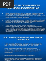 Hardware Components for Mobile Computing