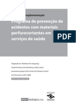 Manual de Implementação-Programa de Prevenção de Acidentes com Materiais Perfurocortantes em Serviços de Saúde