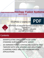 Nanobiotechnology Fusion Systems: 5312FG02-2 Usama Imtiaz