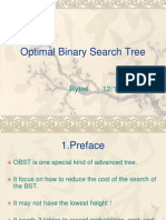 optimal binary search tree