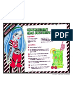 Printable Ghouljuice