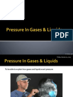 Pressure in Gases & Liquids