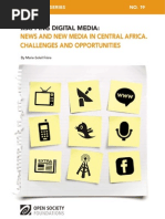 Download News and New Media in Central AfricaChallenges and Opportunities by OSFJournalism SN119937867 doc pdf