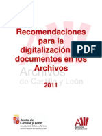 JCYLRecomendaciones Digitalizacion Archivos2011