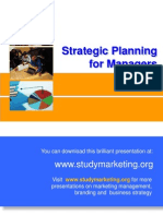 Strategic Management Planning