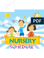 Nursery Schedule - 01/27/2013-04/28/2013