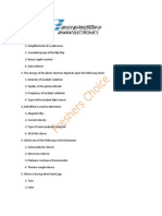 BEL Placement Paper | Freshers Choice