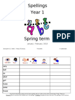 Spring term 2:1 Year 1