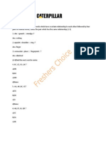 Caterpiller Placement Paper - Freshers Choice