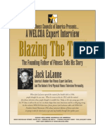 Blazing Trails: The Jack LaLanne Interview