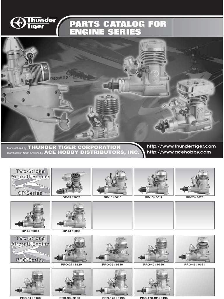 サンダータイガーPROシリーズエンジン Car Engine parts PRO-21B ABC-R/C High Performance Model