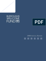 Burroughs Wellcome Fund 2008 Annual Report