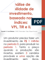 Análise da viabilidade de investimento