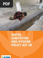 Download ACF Water Sanitation Hygiene Policy 2008 by Action Against Hunger  ACF-USA SN11997743 doc pdf