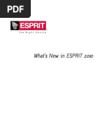 Esprit 2010 Whats New