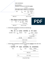 Modelos de Análisis de Proposiciones Subordinadas