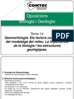 Tema 14 - Geomorfologia