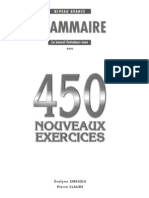 Grammaire, Niveau Avancé, 450 Nouveaux Exercices