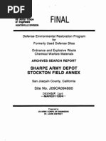 Sharpe Army Depot History