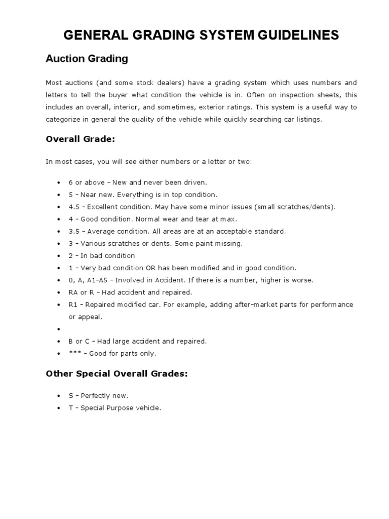 General Grading System | PDF | Technology & Engineering